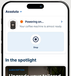 Assoluta coffee machine app